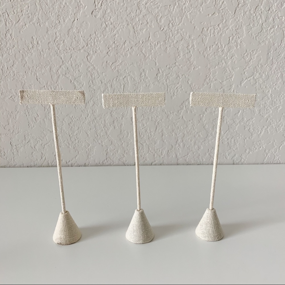Linen Earring T Stand Displays
